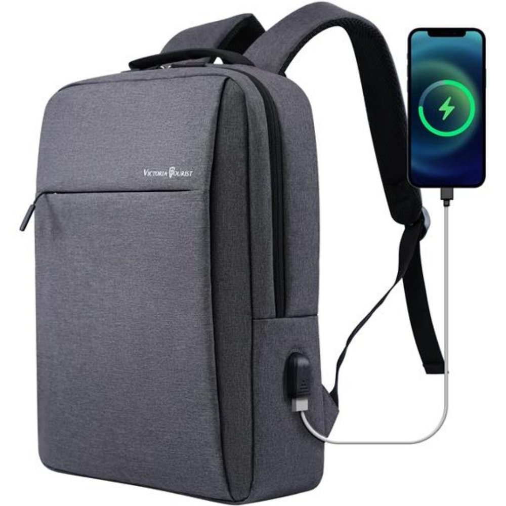 Victoriatourist Laptop Backpack 15.6 Inch, Business Slim Durable Laptops